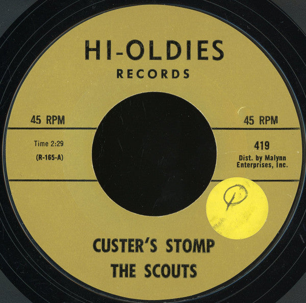 The Scouts : Custer's Stomp / Basis (7", Styrene)