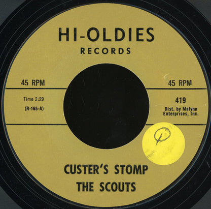 The Scouts : Custer's Stomp / Basis (7", Styrene)