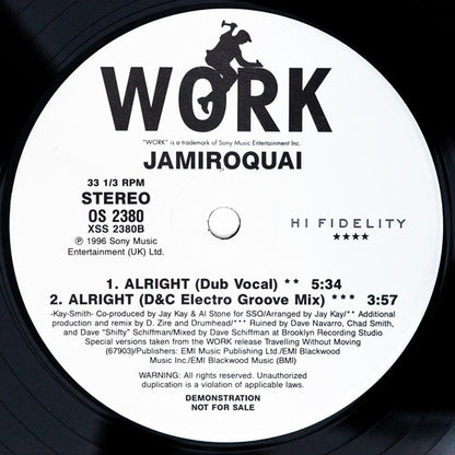Jamiroquai : Alright (2x12", Promo)