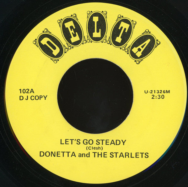 Donetta And The Starlets, Floyd Dixon : Let's Go Steady / Hey Bartender (7", Unofficial)