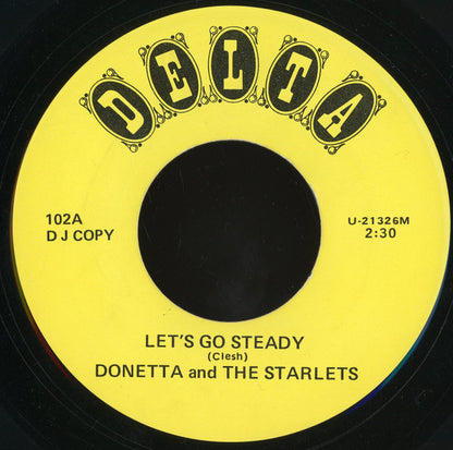 Donetta And The Starlets, Floyd Dixon : Let's Go Steady / Hey Bartender (7", Unofficial)