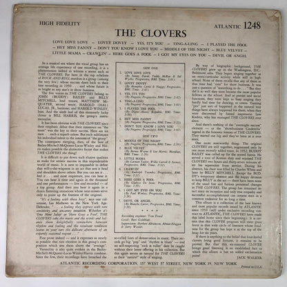 The Clovers : The Clovers (LP, Mono)