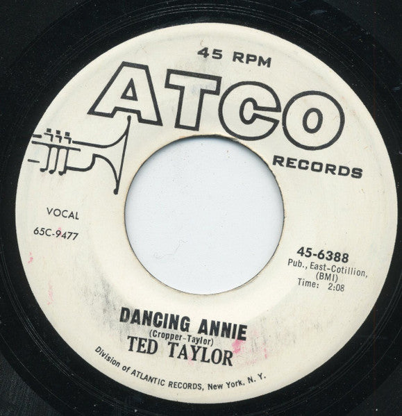 Ted Taylor : Dancing Annie  (7", Promo)