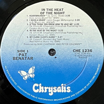 Pat Benatar : In The Heat Of The Night (LP, Album)