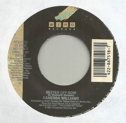 Vanessa Williams : Running Back To You (7", Single)