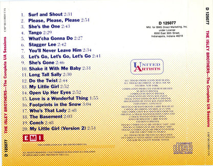 The Isley Brothers : The Complete UA Sessions (CD, Comp, Club)