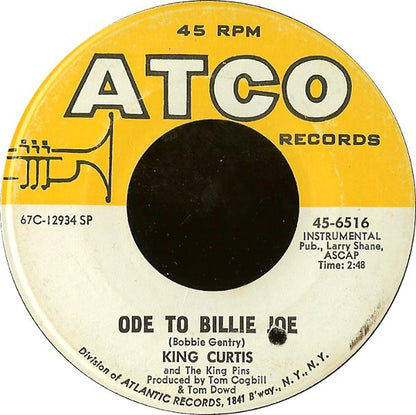 King Curtis & The Kingpins : Ode To Billie Joe (7", SP )