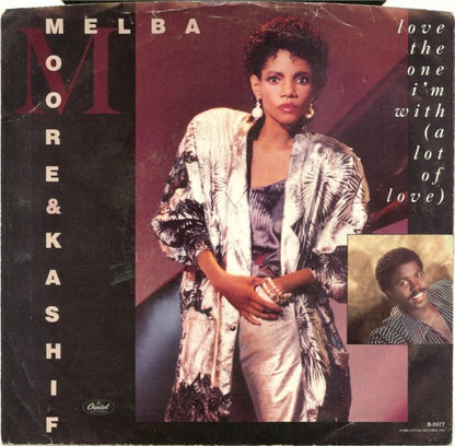 Melba Moore & Kashif : Love The One I'm With (A Lot Of Love) (7", Single, Spe)