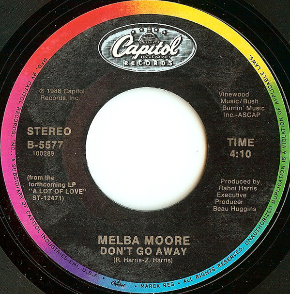 Melba Moore & Kashif : Love The One I'm With (A Lot Of Love) (7", Single, Spe)
