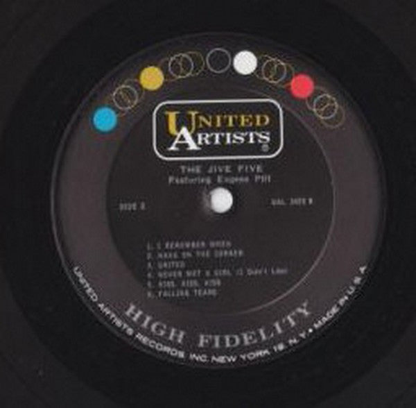 The Jive Five Featuring Eugene Pitt : I'm A Happy Man (LP, Album, Mono)