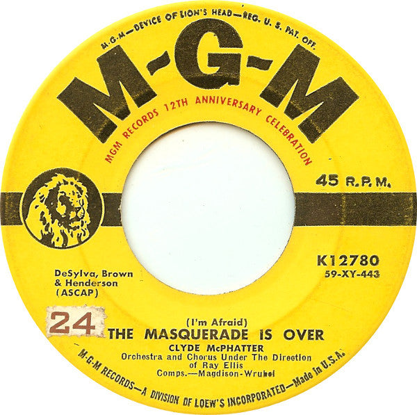Clyde McPhatter : I Told Myself A Lie (7")