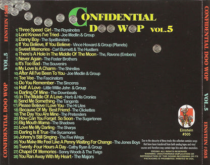 Various : Confidential Doo Wop Vol. 5 (CD, Comp)