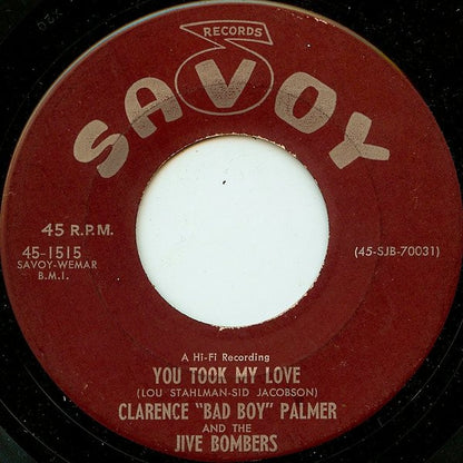 Clarence Palmer (3) And The Jive Bombers : Cherry (7")