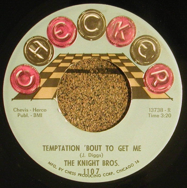 Knight Brothers : Temptation 'Bout To Get Me (7", Single)