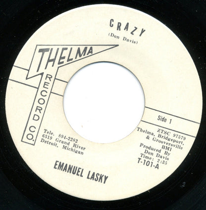 Emanuel Laskey : Crazy (7", ARP)