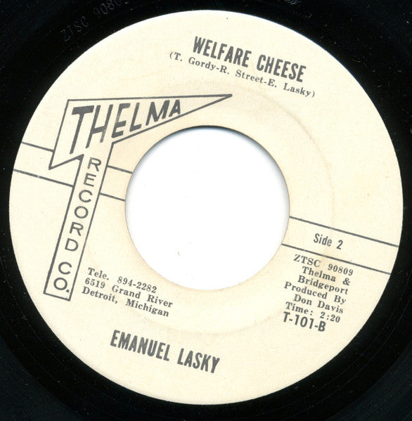 Emanuel Laskey : Crazy (7", ARP)