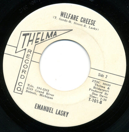 Emanuel Laskey : Crazy (7", ARP)