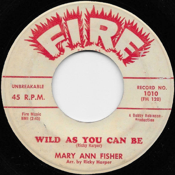 Mary Ann Fisher : Only Yesterday (7")
