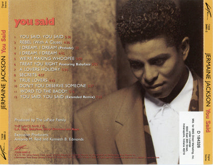 Jermaine Jackson : You Said (CD, Album, Club, Hun)