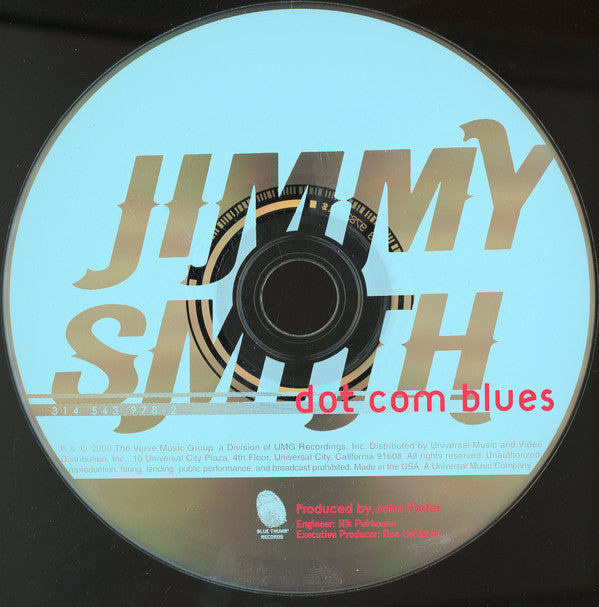 Jimmy Smith : Dot Com Blues (CD, Album)