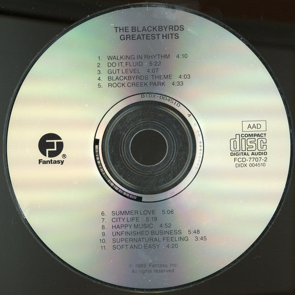 The Blackbyrds : Greatest Hits (CD, Comp)