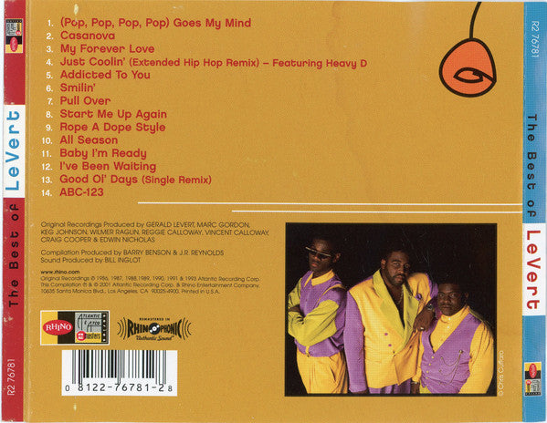 Levert : The Best Of LeVert (CD, Album, Comp)