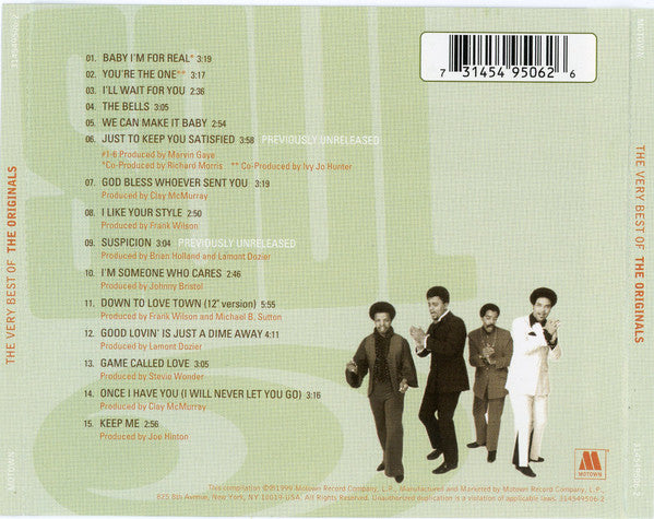 The Originals : The Very Best Of (CD, Comp, Mono, RM)