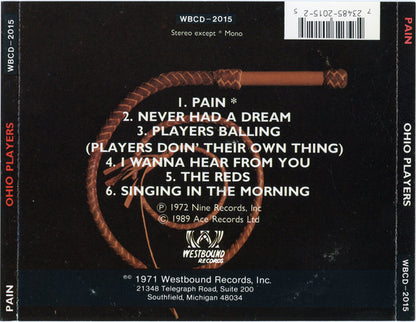 Ohio Players : Pain (CD, Album, RE, Omn)