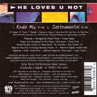 Dream : He Loves U Not (CD, Single)