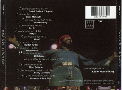 Various : Marvin Is 60 - A Tribute Album (CD, Comp, Club, CRC)