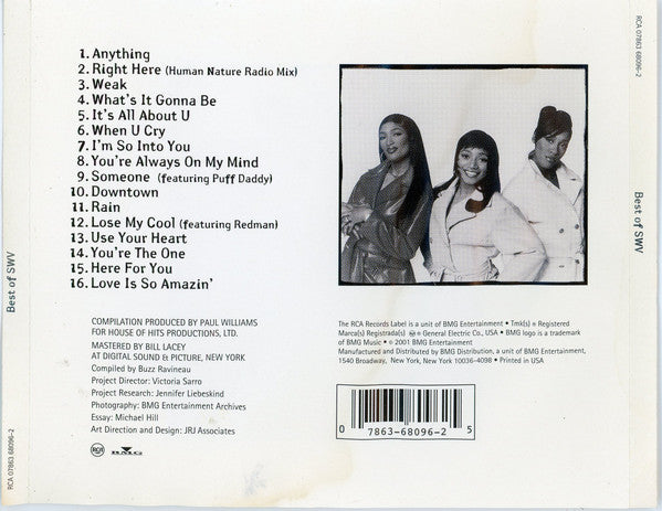 SWV : Best Of SWV (CD, Comp)