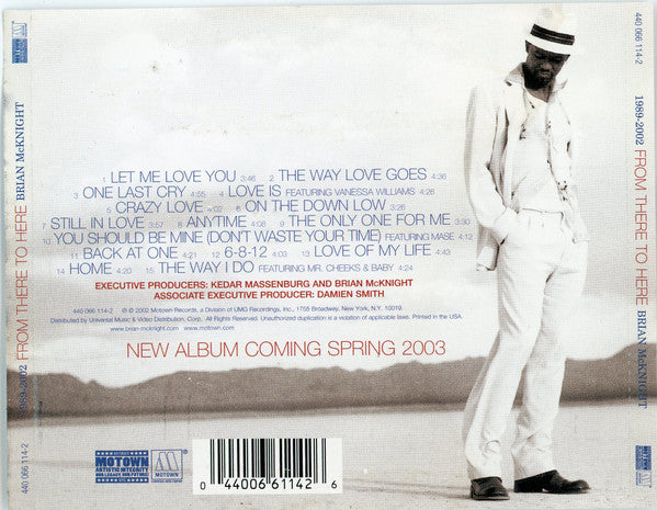 Brian McKnight : (1989-2002) From There To Here  (CD, Comp, RE)