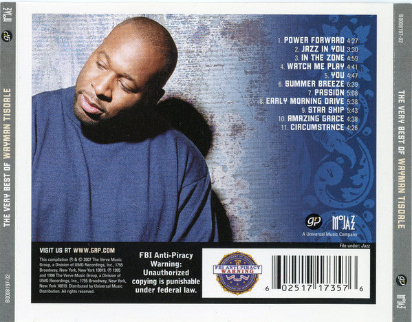 Wayman Tisdale : The Very Best Of (CD, Album, Comp)