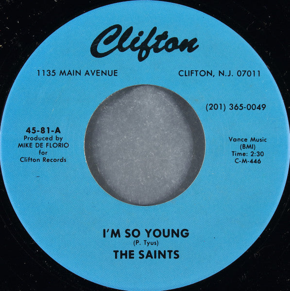 The Saints (38) : I'm So Young (7")