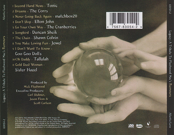 Various : Legacy: A Tribute To Fleetwood Mac's Rumours (HDCD, Album)