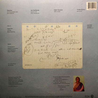 Shankar : Song For Everyone (LP, Album)