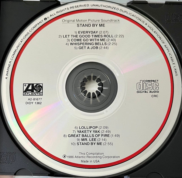 Various : Stand By Me (Original Motion Picture Soundtrack) (CD, Comp, Club, Sha)