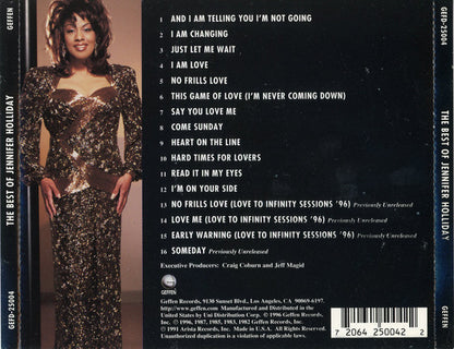 Jennifer Holliday : The Best Of Jennifer Holliday (CD, Comp)