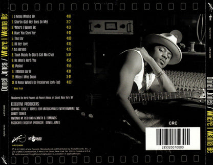 Donell Jones : Where I Wanna Be (CD, Album, Club)