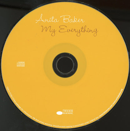 Anita Baker : My Everything (CD, Album, RE)