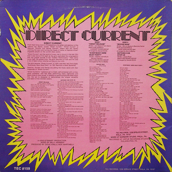 Direct Current : Direct Current (LP, Album, Promo)