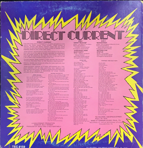 Direct Current : Direct Current (LP, Album, Promo)