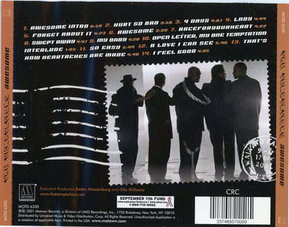 The Temptations : Awesome (CD, Album, Club, CRC)