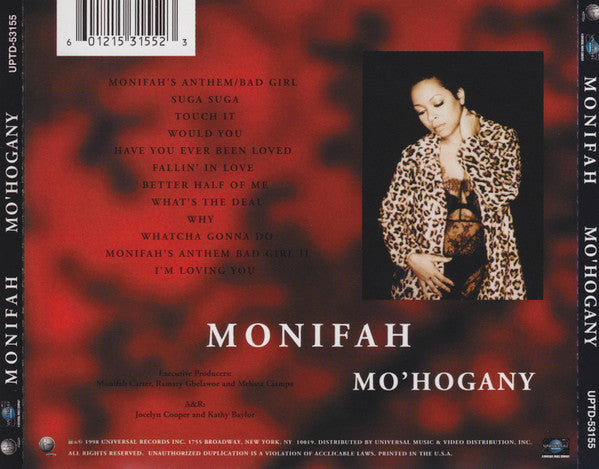 Monifah : Mo'Hogany (CD, Album)