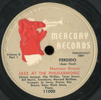 Jazz At The Philharmonic : Norman Granz' Jazz At The Philharmonic Volume Eight (3xShellac, 10", Album)