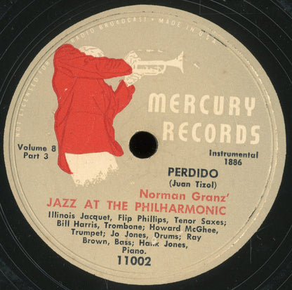 Jazz At The Philharmonic : Norman Granz' Jazz At The Philharmonic Volume Eight (3xShellac, 10", Album)