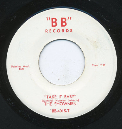 The Showmen : In Paradise / Take It Baby (7", Single)