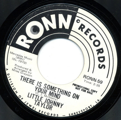 Little Johnny Taylor : It's My Fault Darling (7", Single, Promo, Styrene)