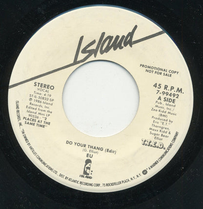 E.U. : Do Your Thang (7", Single, Promo)