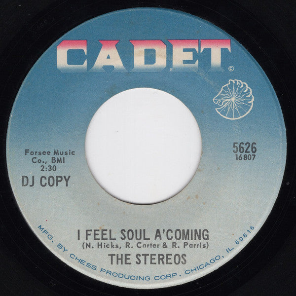 The Stereos : I Can't Stop These Tears (7", Promo)